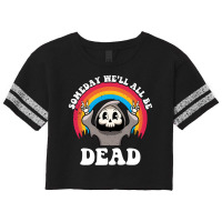 Artistshot Limited Edition Existentialism Goth Girl Grim Reaper I Spea Scorecard Crop Tee | Artistshot