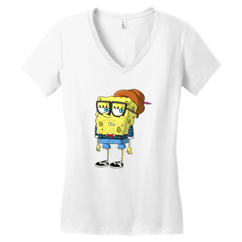 Custom Hipster Spongebob Squarepants Exclusive T-shirt By Budi