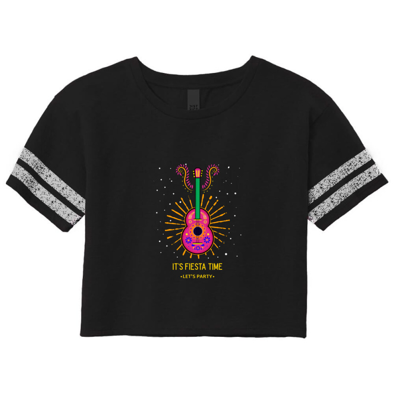 It's Fiesta Time - Latin Music Party Scorecard Crop Tee by GregoryHoneycutt | Artistshot