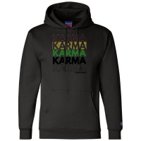 Karma Club (red, Gold, And Green) New Champion Hoodie | Artistshot