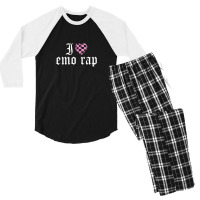 I Heart Emo Rap  I Love Emo Rap 1 Men's 3/4 Sleeve Pajama Set | Artistshot