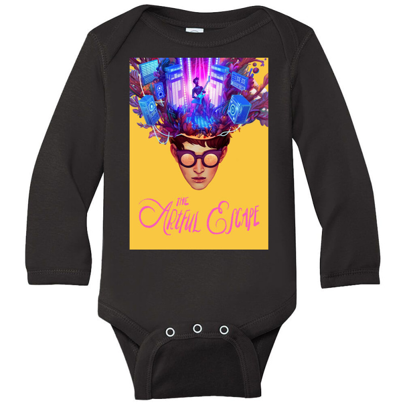 The Artful Escapes Long Sleeve Baby Bodysuit by DanielLopezJacuinde | Artistshot