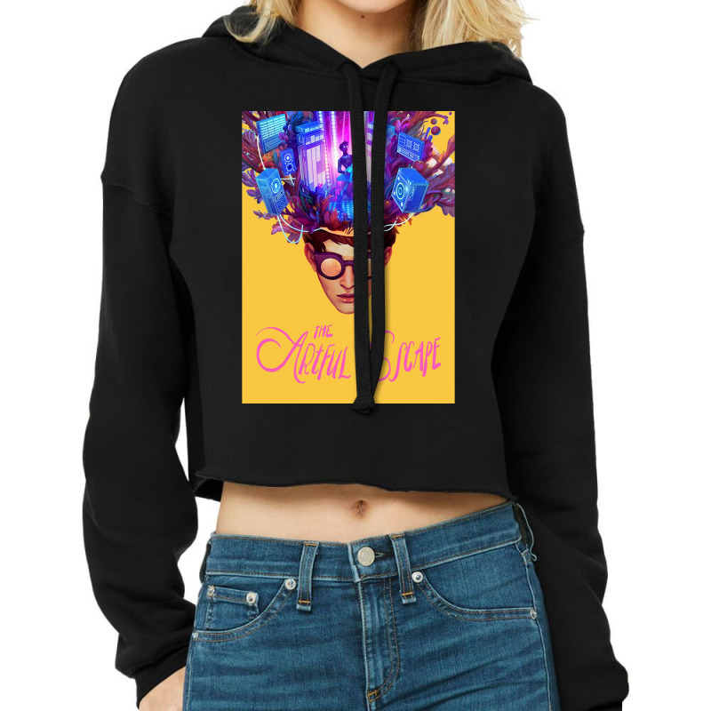 The Artful Escapes Cropped Hoodie by DanielLopezJacuinde | Artistshot