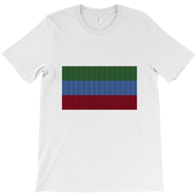 Flag of dagestan T-shirt Designed By Chakib Alami