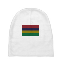 Flag Of Mauritius Baby Beanies | Artistshot