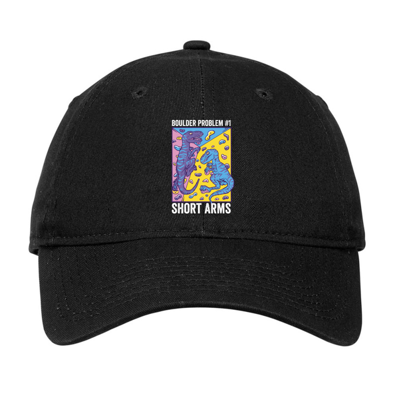 Funny Bouldering Dinosaur Adjustable Cap | Artistshot