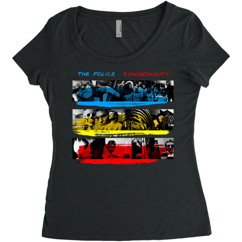 The Police Synchronicity Album Women's Triblend Scoop T-shirt by ardylanda | Artistshot