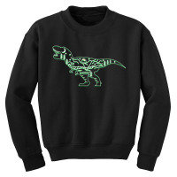 T Rex Forest Youth Sweatshirt | Artistshot