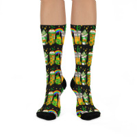 St Patricks Day Coffee Crew Socks | Artistshot