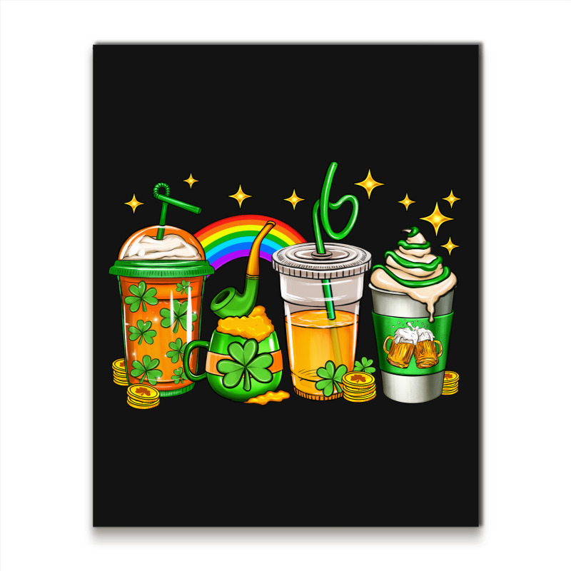 St Patricks Day Coffee Metal Print Vertical | Artistshot