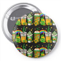 St Patricks Day Coffee Pin-back Button | Artistshot