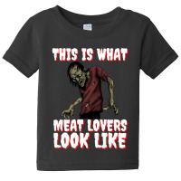 This Is What Meat Lovers Look Like Go Vegan Plant Based Dairy Is Scary Baby Tee | Artistshot