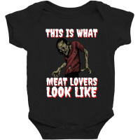 This Is What Meat Lovers Look Like Go Vegan Plant Based Dairy Is Scary Baby Bodysuit | Artistshot