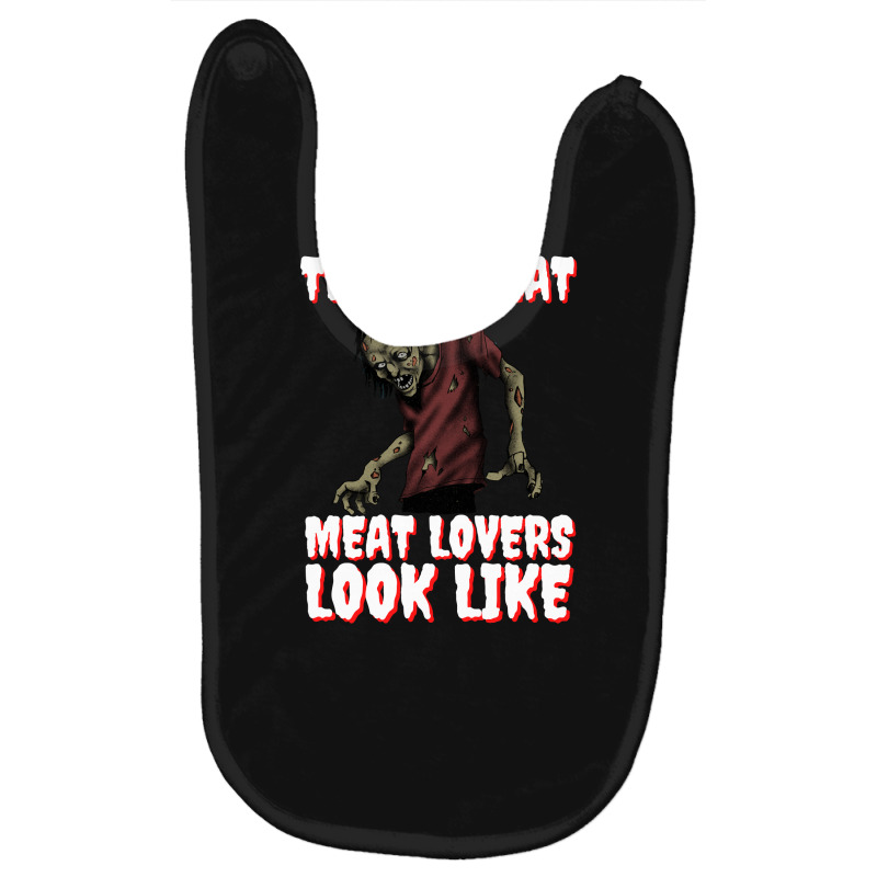 This Is What Meat Lovers Look Like Go Vegan Plant Based Dairy Is Scary Baby Bibs | Artistshot