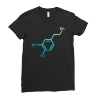 This Makes Me Happy  Dopamine Molecule Gradient 1 Ladies Fitted T-shirt | Artistshot