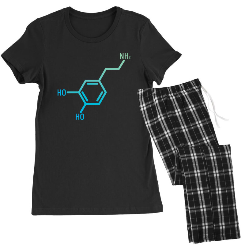 This Makes Me Happy  Dopamine Molecule Gradient 1 Women's Pajamas Set by AaronFosterJr. | Artistshot