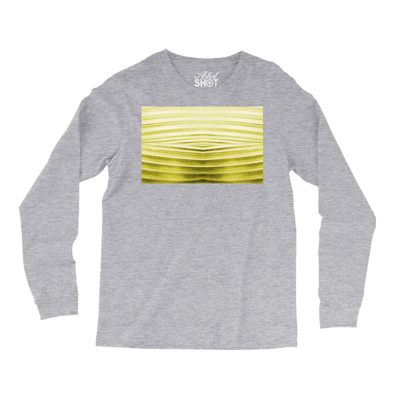 Water Reflection Abstract Hypnotic   Yellow Vintage Look Long Sleeve Shirts by gjovolyanaj | Artistshot