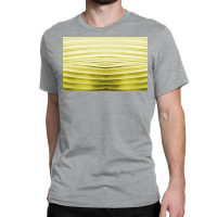 Water Reflection Abstract Hypnotic   Yellow Vintage Look Classic T-shirt | Artistshot