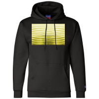 Water Reflection Abstract Hypnotic   Yellow Vintage Look Champion Hoodie | Artistshot