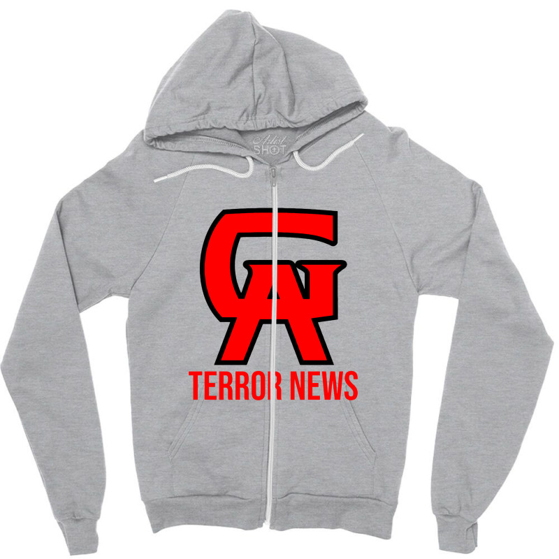 Glynn Academy Terror News Zipper Hoodie by ThaneStewart | Artistshot