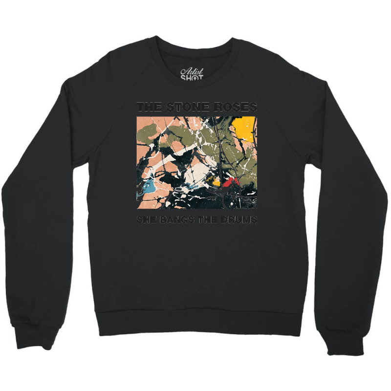 Trending She Bangs The Drums Crewneck Sweatshirt | Artistshot