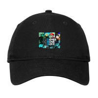 Games Done Quick   Combined Art Adjustable Cap | Artistshot