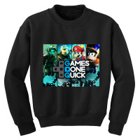 Games Done Quick   Combined Art Youth Sweatshirt | Artistshot