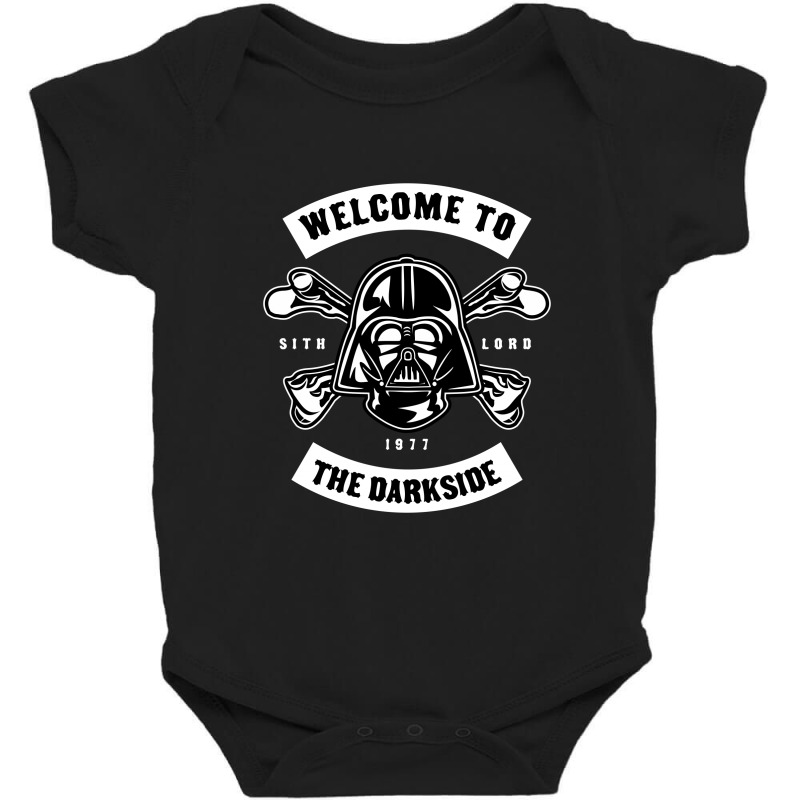 Welcome To The Darkside Baby Bodysuit by douglasstencil | Artistshot