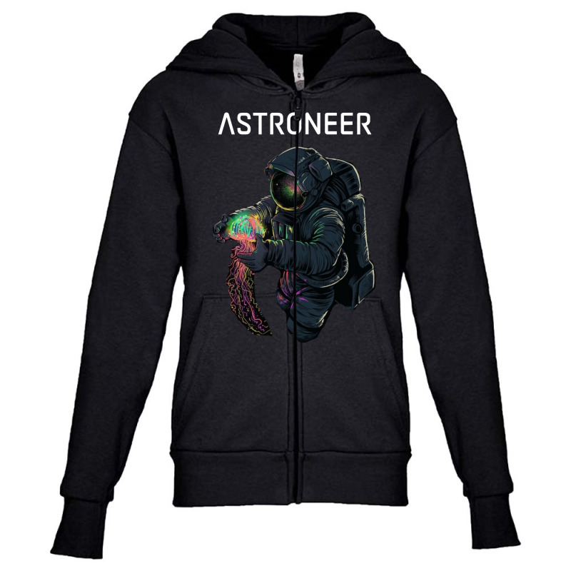 Astroneers Youth Zipper Hoodie by DanielLopezJacuinde | Artistshot