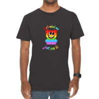 Dont Mind Me Just Poppin Pop It Bear 1 Vintage T-shirt | Artistshot