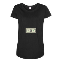 Elon Musk Eight Dollar Bill Meme Maternity Scoop Neck T-shirt | Artistshot