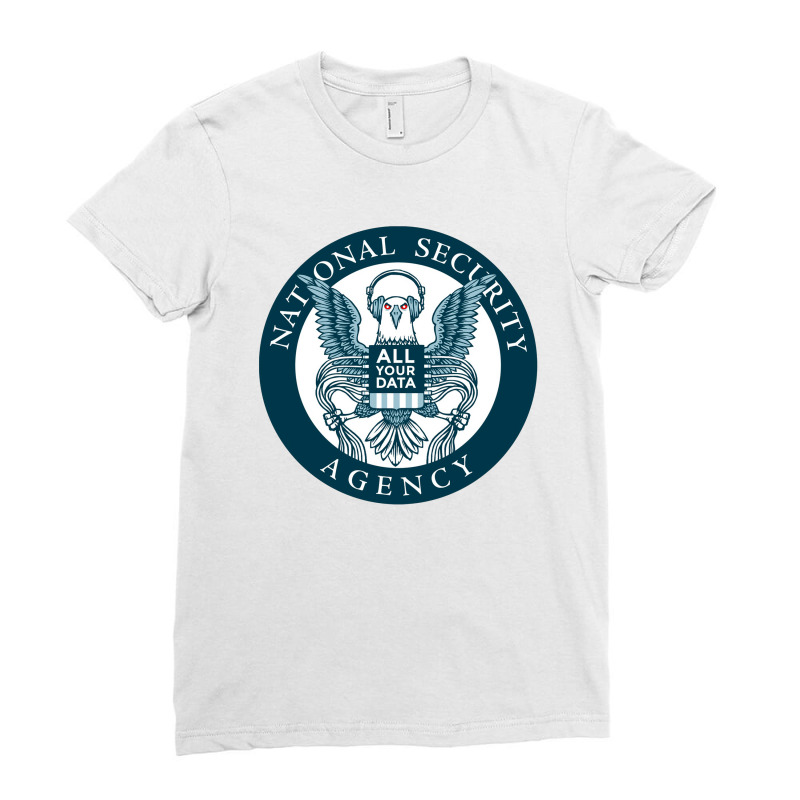 National Security Agency Parody Ladies Fitted T-Shirt by lawrenceetrembley | Artistshot