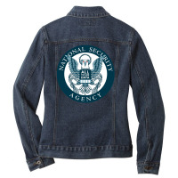 National Security Agency Parody Ladies Denim Jacket | Artistshot