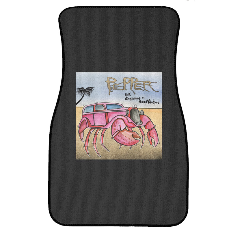 Pepper Pink Crustaceans And Good Vibrations Front Car Mat | Artistshot