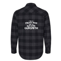 I'm A Proud Mom Of A Awesome Gunsmith Flannel Shirt | Artistshot