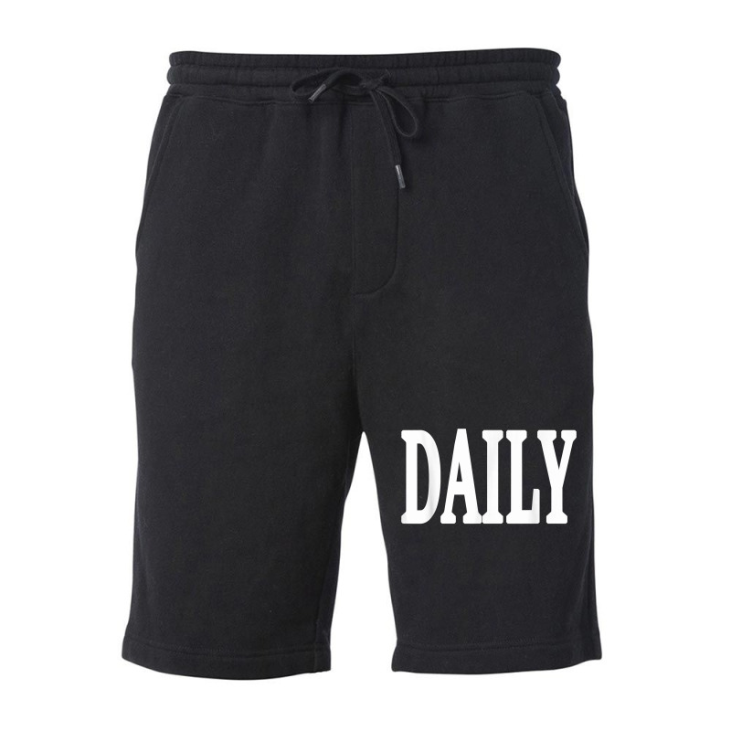 Daily Motivational And Inspiring Word On T Shirt Fleece Short | Artistshot