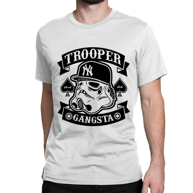 Trooper Gangsta Classic T-shirt by douglasstencil | Artistshot