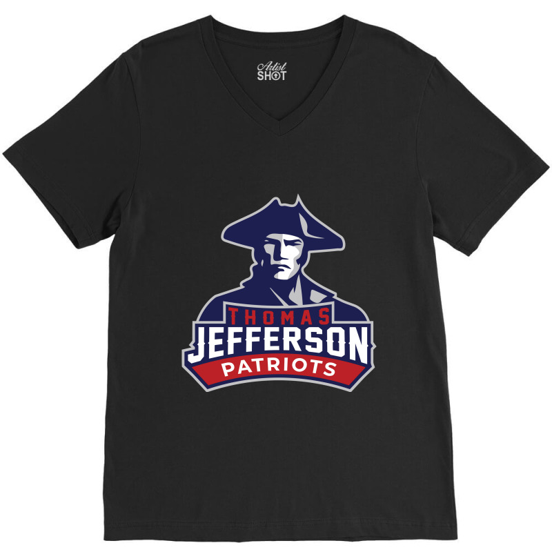 Thomas Jefferson High School V-Neck Tee by ThaneStewart | Artistshot