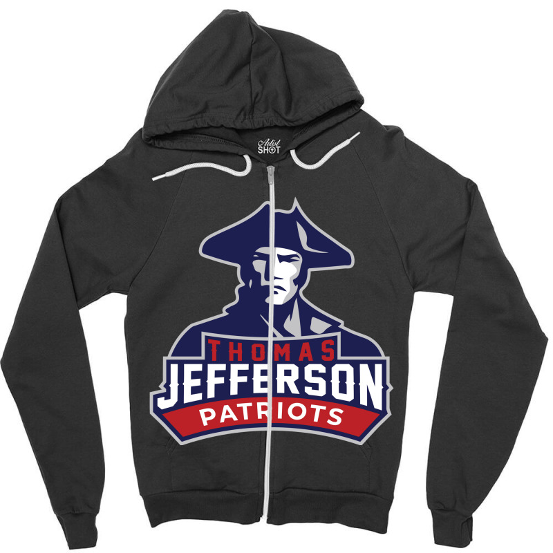 Thomas Jefferson High School Zipper Hoodie by ThaneStewart | Artistshot