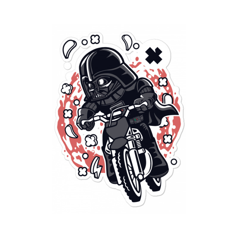 Vader Motocross Rider Sticker | Artistshot