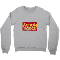 Action Force (distressed) Crewneck Sweatshirt | Artistshot