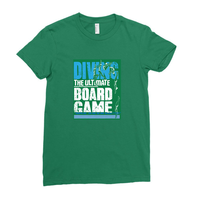 Diving The Ultimate Board Game Ladies Fitted T-Shirt by putrimeheng | Artistshot