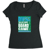 Diving The Ultimate Board Game Women's Triblend Scoop T-shirt | Artistshot