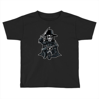 Vendetta Biker Toddler T-shirt Designed By Douglasstencil