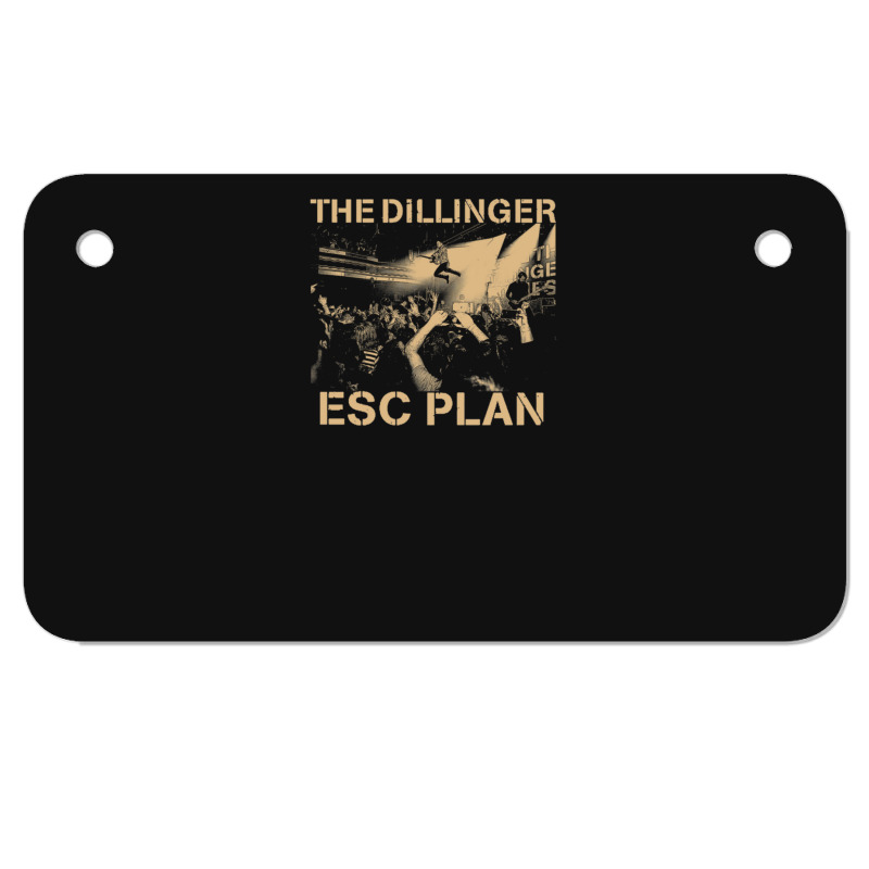 Thw Dillinger Esc Plan 1 Motorcycle License Plate | Artistshot