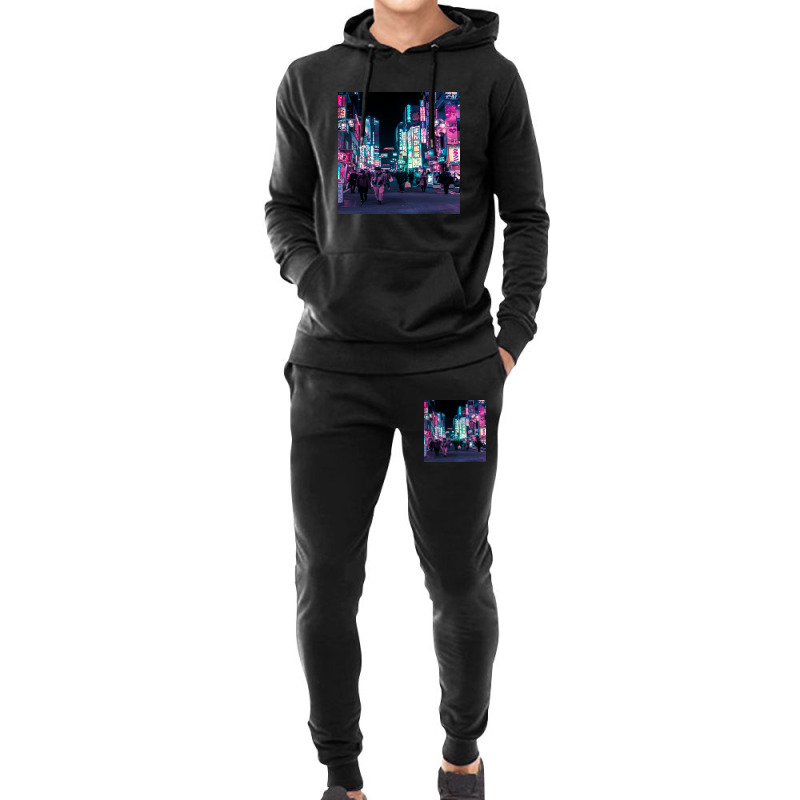 Heart Full Of Neon Cyberpunk Overload Hoodie & Jogger set by punimsalufu | Artistshot