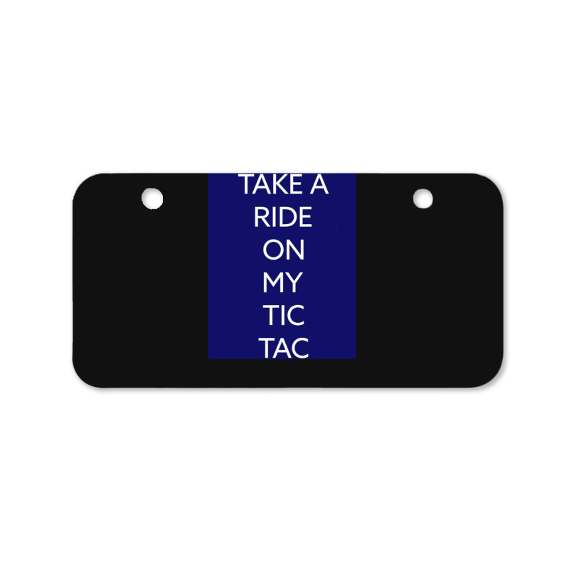 Tic Tac 1 Bicycle License Plate by AaronFosterJr. | Artistshot