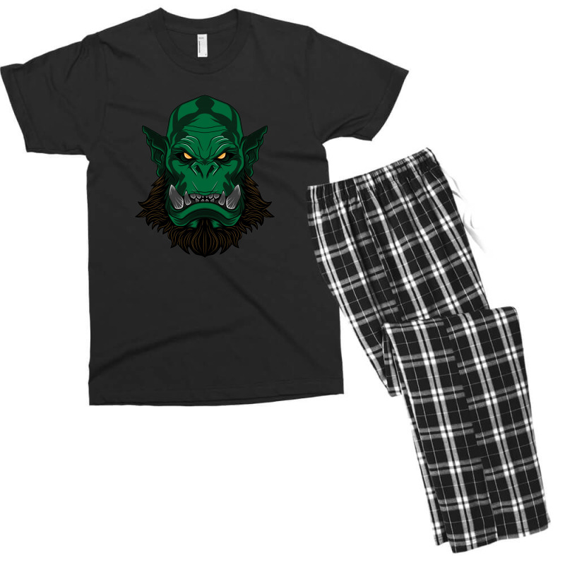 Orc Head Men's T-shirt Pajama Set | Artistshot