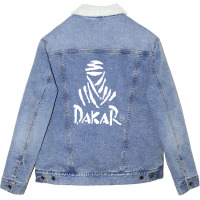 Rally Dakar Paris Merch Unisex Sherpa-lined Denim Jacket | Artistshot