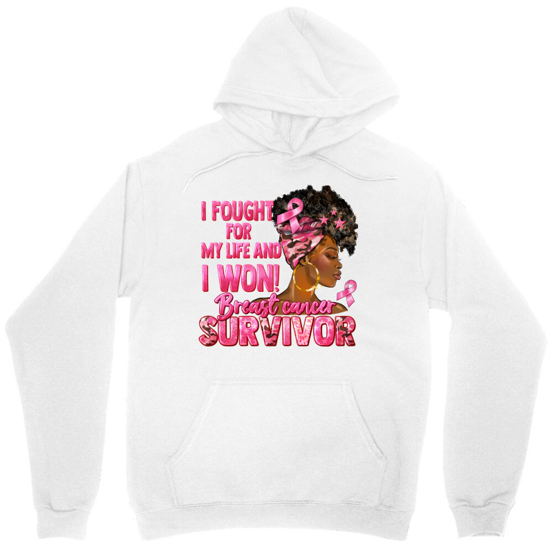 Breast Cancer Survivor I Won Black Woman Unisex Hoodie | Artistshot